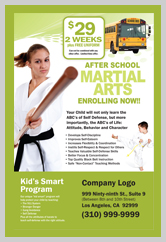 Martial Arts Design Template ma000501 small flyer