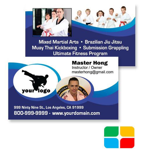 Martial Arts Business Cards ma020020