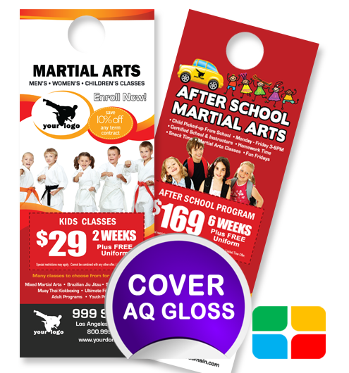 Martial Arts Door Hangers ma020010 4.25 x 11 Cover