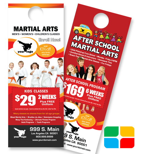 Martial Arts Door Hangers ma020010