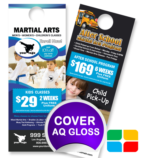 Martial Arts Door Hangers ma020020 4.25 x 11 Cover