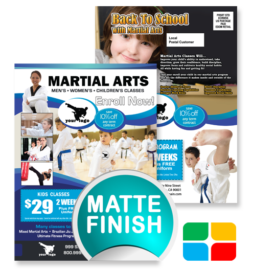 Martial Arts EDDM ma020020 6.5 x 9 Matte