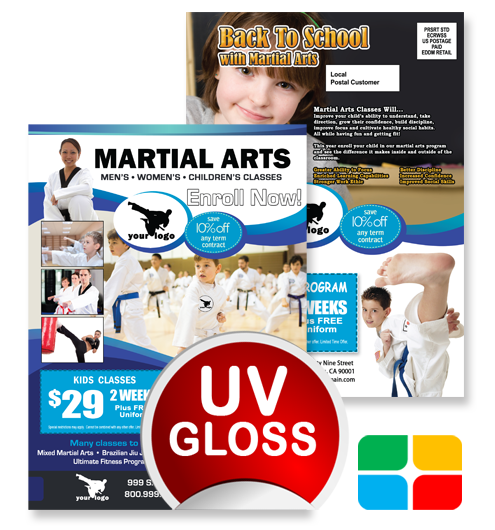 Martial Arts EDDM ma020020 6.5 x 9 UV Gloss