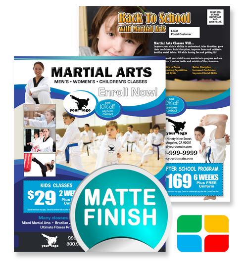 Martial Arts EDDM ma020020 8.5 x 11 Matte