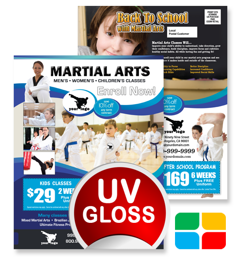 Martial Arts EDDM ma020020 8.5 x 11 UV Gloss