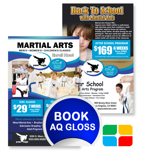 Martial Arts Flyers ma020020 8.5 x 5.5