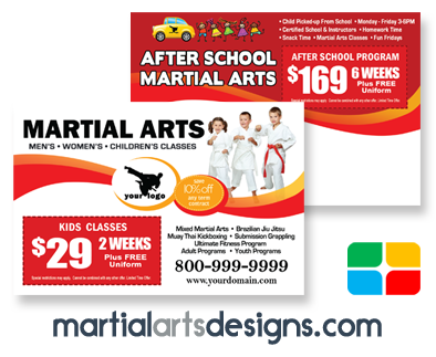 Martial Arts Postcards #MA020010 4 x 6 UV Gloss