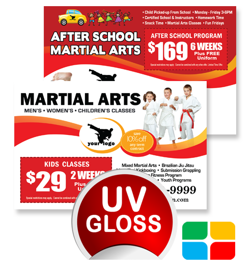 Martial Arts Postcards ma020010 4 x 6 UV Gloss