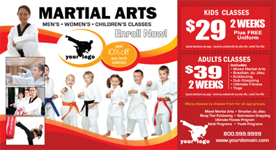 Martial Arts Postcard (6 x 11) #MA020010 Matte Front