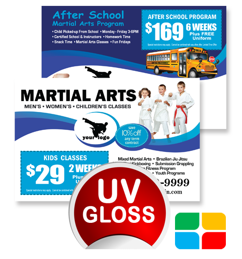 Martial Arts Postcards ma020020 4 x 6 UV Gloss