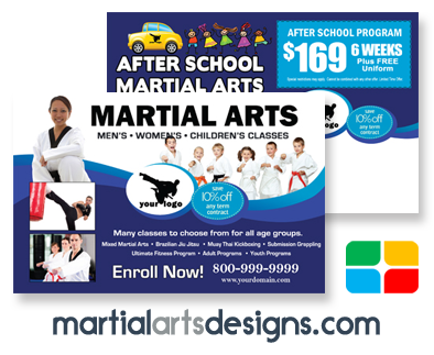 Martial Arts Postcards #MA020020 8.5 x 5.5 UV Gloss