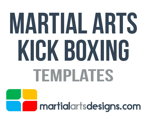 Martial Arts Kick Boxing Templates