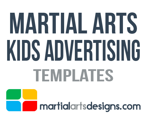 Martial Arts Kids Advertising Templates