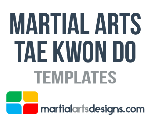 Martial Arts Tae Kwon Do Templates