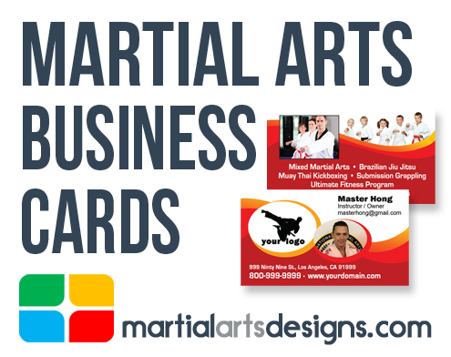 Martial Arts Business Card Templates