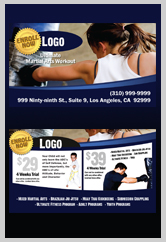 Martial Arts Design Template ma000502 business cards
