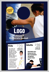 Martial Arts Design Template ma000502 door hangers