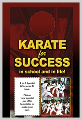 Martial Arts Design Template ma000501 door hangers