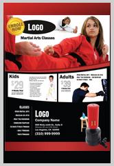 Martial Arts Design Template ma000501 small flyer