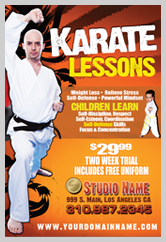 Martial Arts Design Template ma000501 flyers