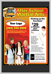 Martial Arts Design Template ma000501 flyers