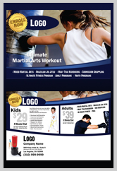 Martial Arts Design Template ma000502 Postcards